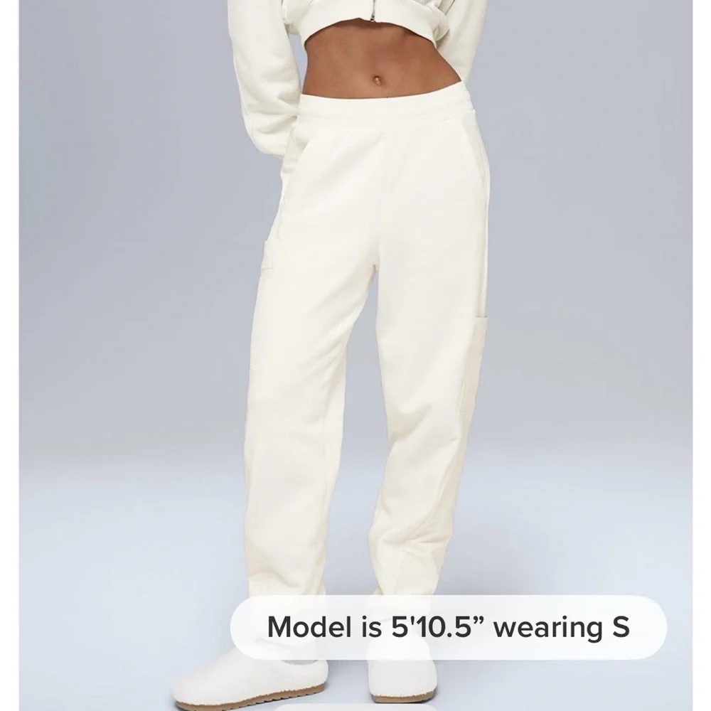 ALO Yoga Polar Fleece Winter Mix Pant - Picture 10 of 11